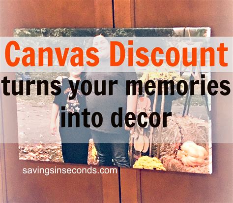 Canvas discounts - 2023 Canvas Discount promo code: save an extra 10% off all $30+ orders in 2023 with this Canvas Discount code. Canvas Discount sign-up offer: sing up for the email list and get 83% off a 16”x24” canvas from Canvas Discount. Wholesale pricing: Canvas Discount offers wholesale pricing for canvas orders of 20 or more. 🎫 Coupon Codes.